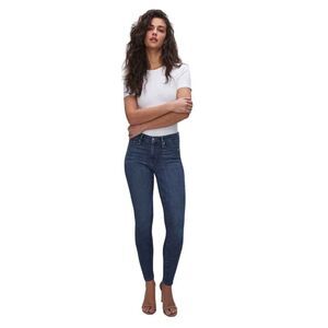 GOOD AMERICAN Women's Denim Good Legs Skinny Jeans Blue Size 10/30